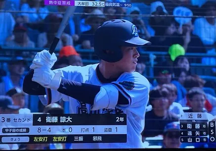 夢の舞台・甲子園で全力プレー⭐️⚾️